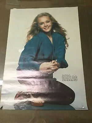 Vintage 1980 Lucy Ewing Of Dallas Poster 28” X 20” • £16.88