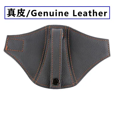 Black&Brown Bucket Seat Belt Holder Protector Genuine Leather For BRIDE RECARO • $42.90