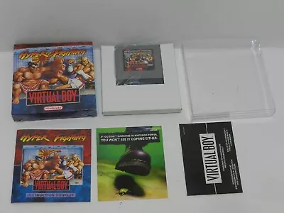 Hyper Fighting Nintendo Virtual Boy Game Complete In Box CIB Gem Mint VB • $499.91