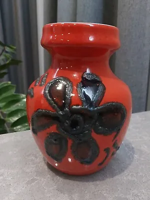 Vintage Fat Lava Mid-Century Ceramic Vase Space Age Ceramic Vase • $60