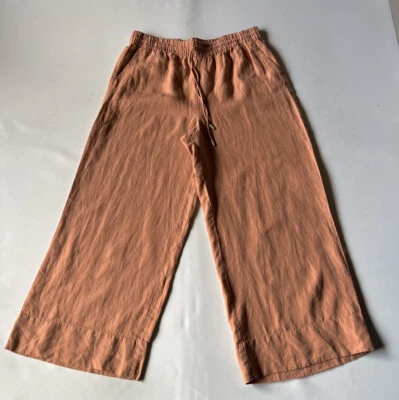 $69.99 • Buy  Country Road Womens French Linen Wide Leg Pants Sz 16 Elastic Waist Drawstrings