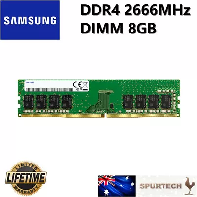 Samsung DDR4 DIMM Desktop Ram PC4-21300 2666MHz 8GB (1X8GB) 8G OEM 1.2V  • $26.50