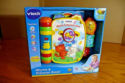 VTech Rhyme And Discover Book By VTech Teaches First Words Light Up Animals New • $15.99