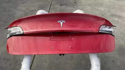 2017-2020 Tesla Model 3 Trunk Tailgate Liftgate Deck Lid Shell Panel Red - PPMR • $1242