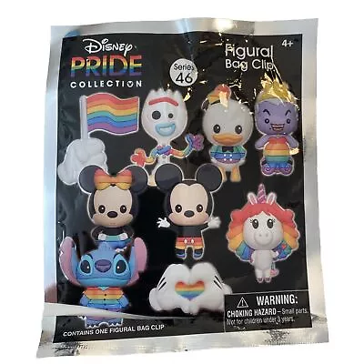 Disney Pride Rainbow Figural Bag Clip Series 46 YOU PICK Mickey Minnie Stitch • $9