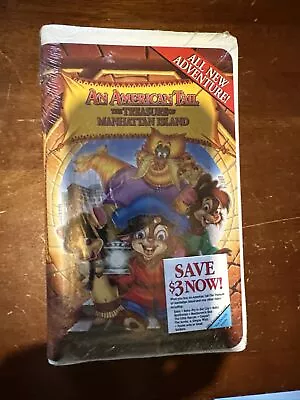 American Tail An - The Treasure Of Manhattan Island (VHS 2000 Clamshell) • $3.30