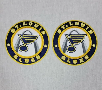 $16.95 • Buy (2) NHL Hockey St. Louis Blues Team Logo Iron On Patch 4  