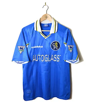 Chelsea Home Football Shirt Jersey 1997/1998/1999 #5 Leboeuf • £95