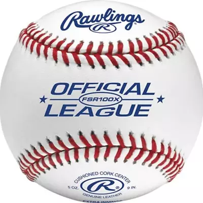 | FLAT SEAM Official League Practice Baseballs | FSR100X | 12 Count • $149.08