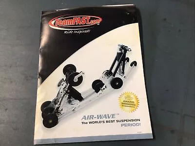 M 10 By TEAMFast Racing Snowmobile Rear Suspension AIR WAVE BROCHURES 2007 • $45