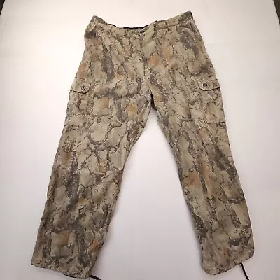 Vintage Liberty Camouflage Cargo Pants Mens 2XL Woods Hunting Camo 30  Inseam • $34.99