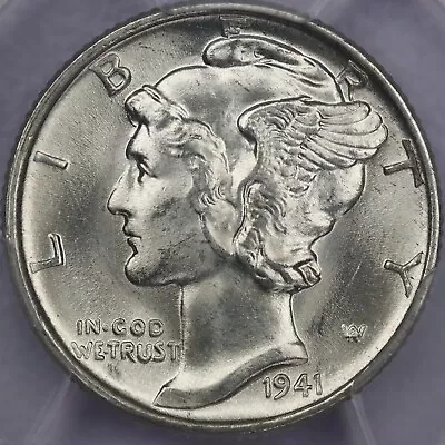 1941 10c Mercury Dime - PCGS MS 65 • $34.99