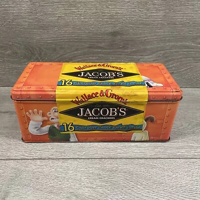 Wallace & Gromit Tin Of Jacobs Cream Crackers Biscuits Sealed Unopened Exp 2000 • £29.99