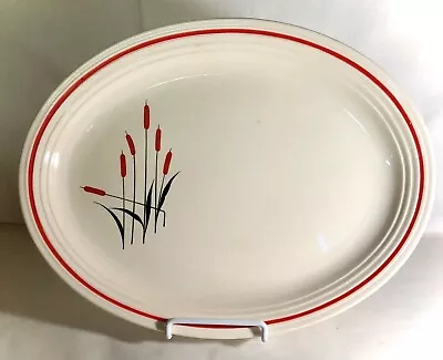 Universal Potteries Cattail 14  Ribbed Platter • $35.70