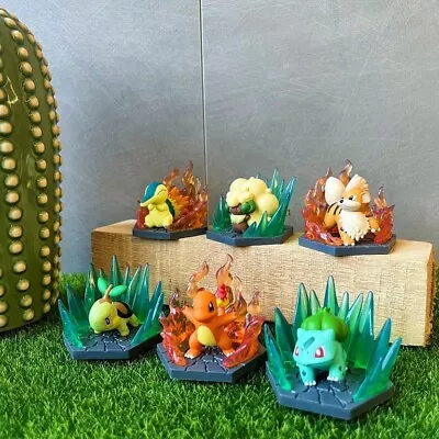 T-ARTS Pokemon Charmander Bulbasaur Figures Diorama Collect Capsule Toys Figures • $24.66