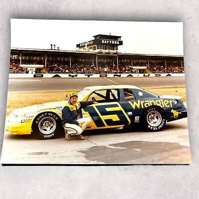RARE! Dale Earnhardt Sr WRAGNLER #15 FORD THUNDERBIRD DAYTONA VINTAGE 8x10 Photo • $49.99