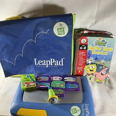 LeapFrog Leap Pad Learning System - Storage Case/Bag - 12  Books & 6 Cartridges • £49.99