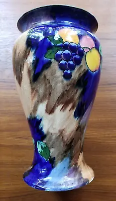 1930's-1940's Vintage H+K Tunstall Autumn Handpainted 10.5  Vase Made In England • $89