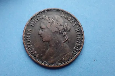 1875 H Victoria Farthing As Shown. • £0.99