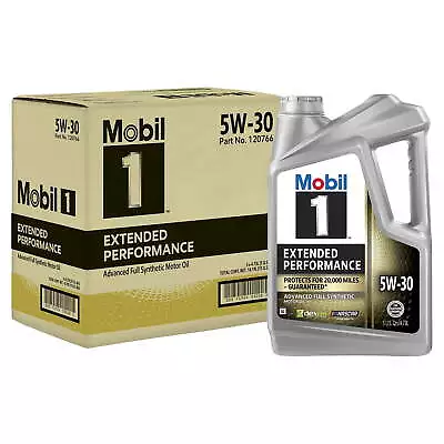 Mobil 1 Extended Performance Full Synthetic Motor Oil 5W-30 5 Quart (3 Pack) • $118.98