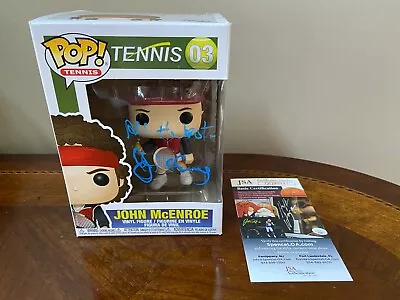 $254.99 • Buy Funko Pop Tennis  John McEnroe  #03 Signed John McEnroe AUTOGRAPH JSA COA