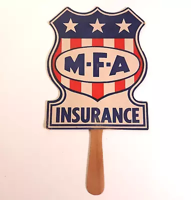 Vintage MFA Insurance Paper Fan Advertisement Columbia Missouri • $16.93