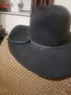 Cowboy Hat Youth Large Black Felt Western Cowboy Hat • $9.99