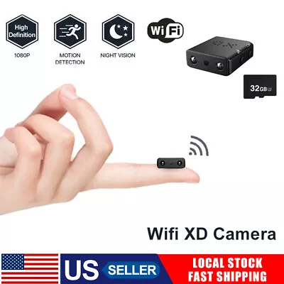 MINI Spy Camera WIFI 1080P Hidden Motion DVR Security Nanny Cam Night Vision # • $17.77