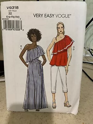 Ladies Vogue Pattern V9318 Top Skirt Trousers Size LrgXlgXxl Uncut Very Easy • £6