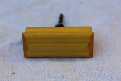 £4.99 • Buy Reclaimed Art Deco ? Catalin Butterscotch Drawer Cupboard Door Handle