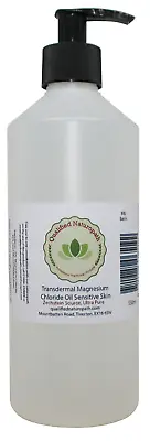 550ml Pump HDPE - Sensitive Skin Magnesium Chloride Oil - Zechstein Sourced • £14.25