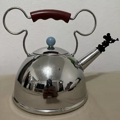 Disney Mickey Mouse WHISTLING Tea Kettle Gourmet Collection Michael Graves • $55