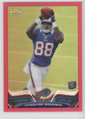 2013 Topps Chrome BCA Pink Refractor /399 Marquise Goodwin #197 Rookie RC • $2.09