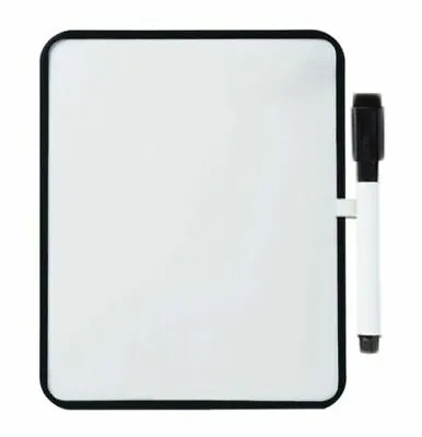Mini Dry Erase Board With Marker Magnetic~homeschool Menu Shopping List Etc • $7.35