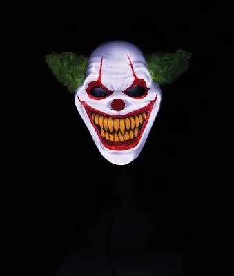 $35.88 • Buy Ha Ha Homicidal Crazy IT Circus Clown Costume Light-Up Mask 