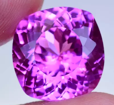 Flawless 18.90 Ct Natural Mogok Pink Ruby Cushion Cut Certified Loose Gemstone • $7.50