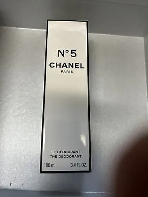 CHANEL No 5 THE DEODORANT SPRAY 100 ML 3.4 OZ NEW SEALED BOX DISCONTINUED NIB • £106.16