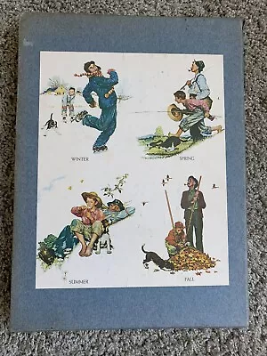 Vintage Norman Rockwell Illustrator Hardcover With Slipcase By Arthur Guptill • $10