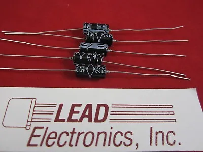 Qty 4 50uf 25-volt Axial Leads 50mfd 25v Free Shipping...sprague Te1209 • $8.50