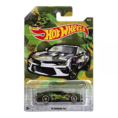 HOT WHEELS '18 Camaro SS Urban Camouflage HW Green Chevy GJV56 2020 • $2.99