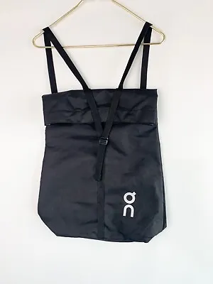 On Cloud Black Unisex Running Ambassador Pack Tote Bag Backpack  • $31.40