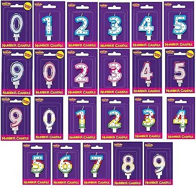 AGE BIRTHDAY CANDLE CAKE DECORATION FREE 1st CLASS DELIVERY • £3.69