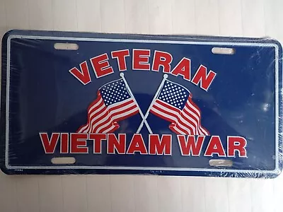 Veteran Vietnam War Embossed License Plate 6 X12  License Plate Sign • $14