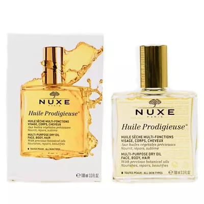 Nuxe Body Oil Huile Prodigieuse Multi Purpose Dry Oil Face Body Hair 100ml • £22.99