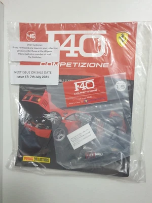 £25 • Buy PANINI Ferrari F40 COMPETIZIONE 1/8 Scale - Issue 46