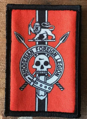 Rhodesian Foreign Legion Morale Patch Military Tactical Army FAL Badge Hook NATO • £8.68