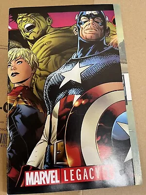 2017 Marvel Legacy #1 One Shot US Marvel Comic Joe Quesada Double Gatefold Cover • £2.98