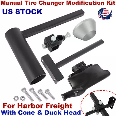 For Harbor Freight 22'' Manual Tire Changer Modification Kit With ConeDuck Head • $119.99