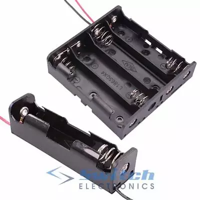 18650 Battery Holder Box Case 3.7V - 1 2 3 4 Cells Batteries • £11.19