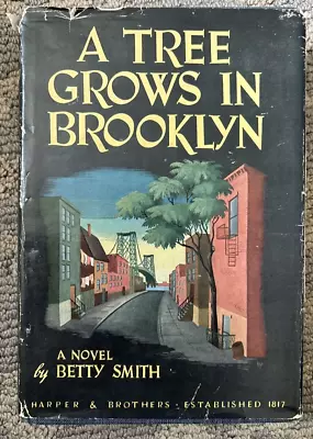 A Tree Grows In Brooklyn - Betty Smith 1st Edition 10th Print Harper 1943 • $24.99